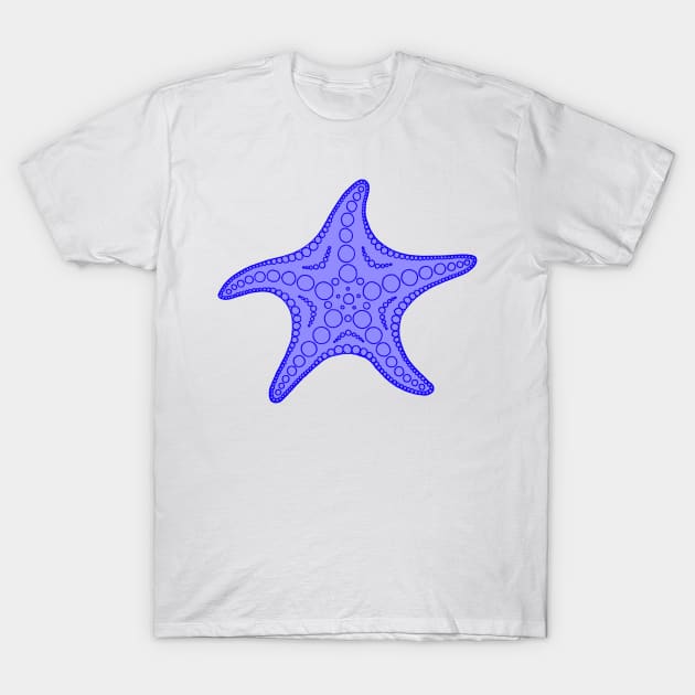 starfish (dark indigo) T-Shirt by calenbundalas